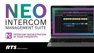 RTS Intercom Systems launches RTS NEO Intercom Management Suite software